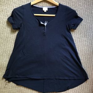 Anthro 9-H15 STCL short sleeve swing shirt, sz S